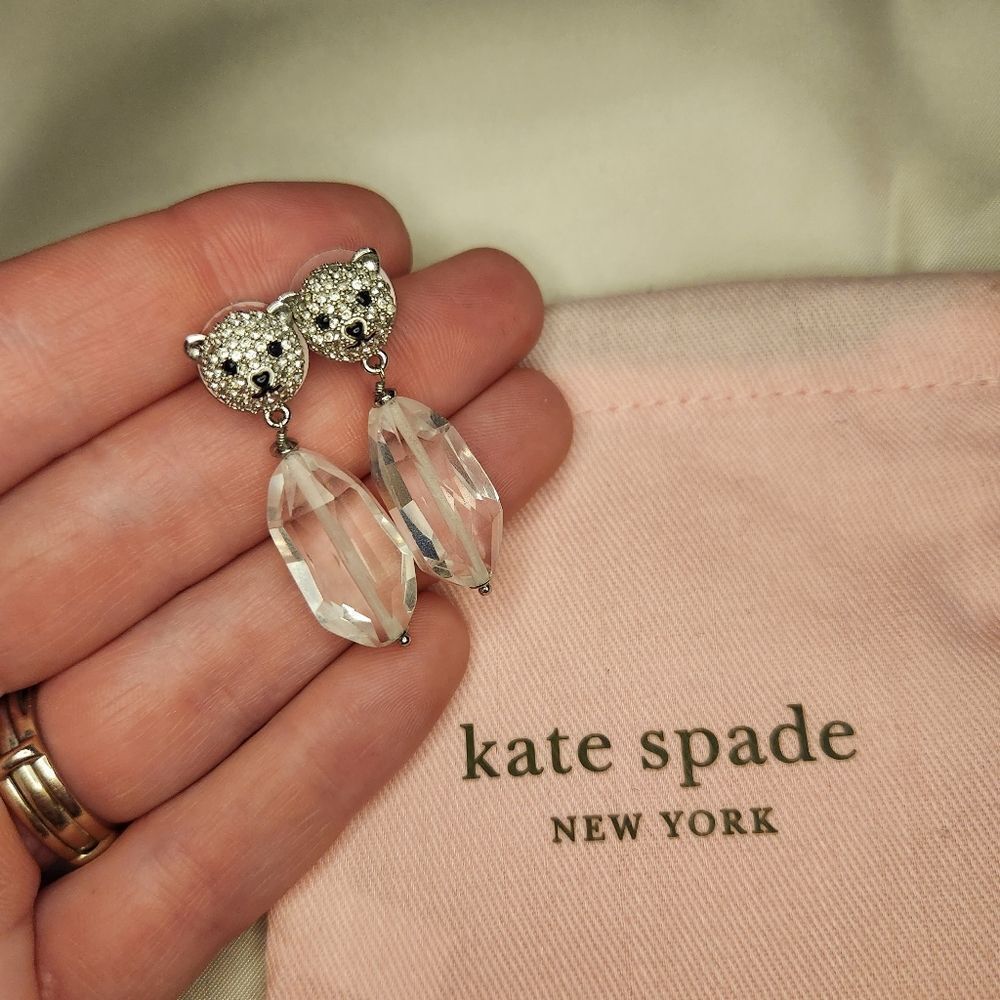 Kate Spade Arctic Friends Polar Bear Earrings